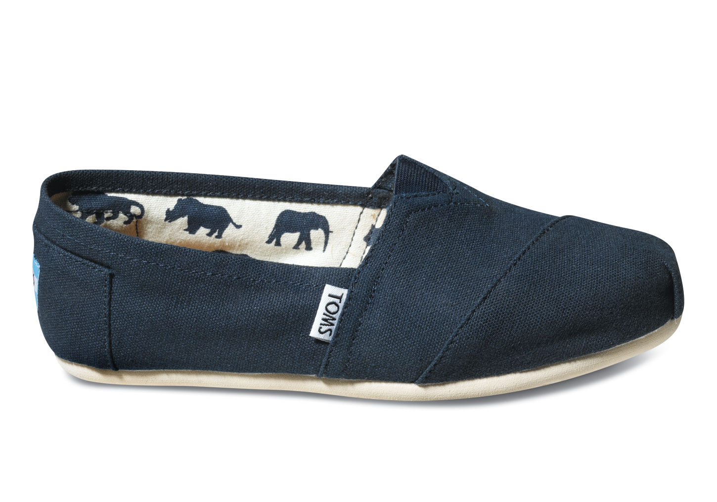 Toms Navy Canvas Women's Classics in Blue | Lyst