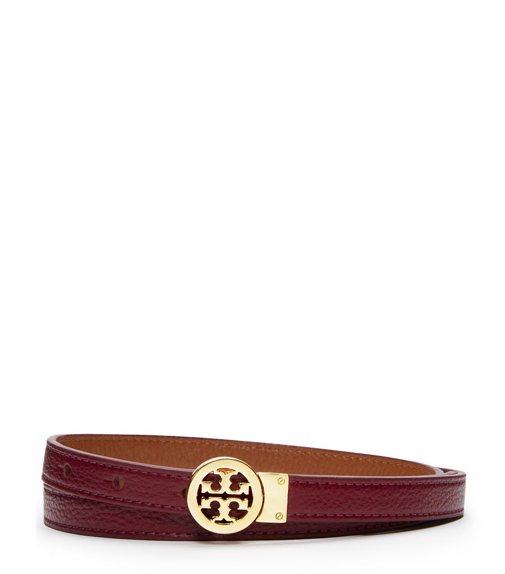 Tory burch skinny logo belt Clearance