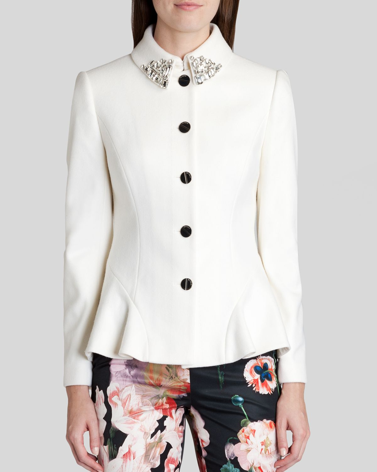 ted baker white coat