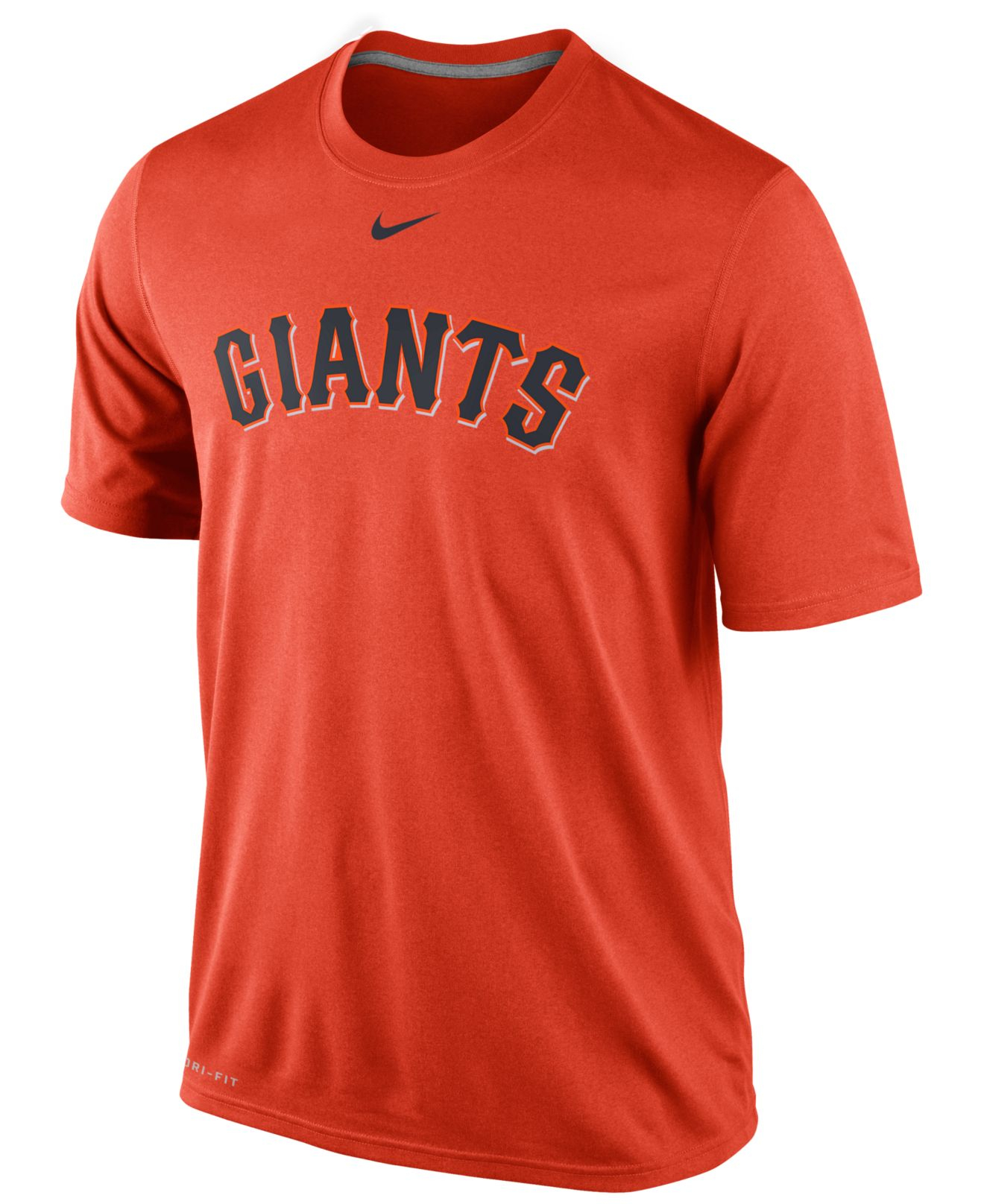 Nike Men's San Francisco Giants Legend Wordmark T-shirt in Orange for ...