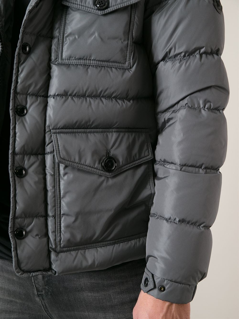 Moncler 'Jason' Jacket in Gray for Men | Lyst