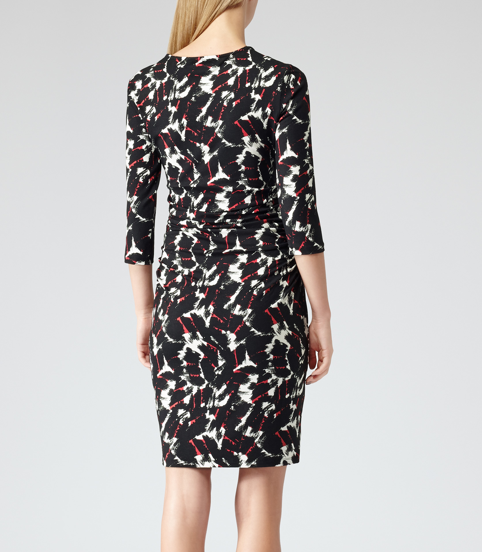 reiss sienna reef print dress