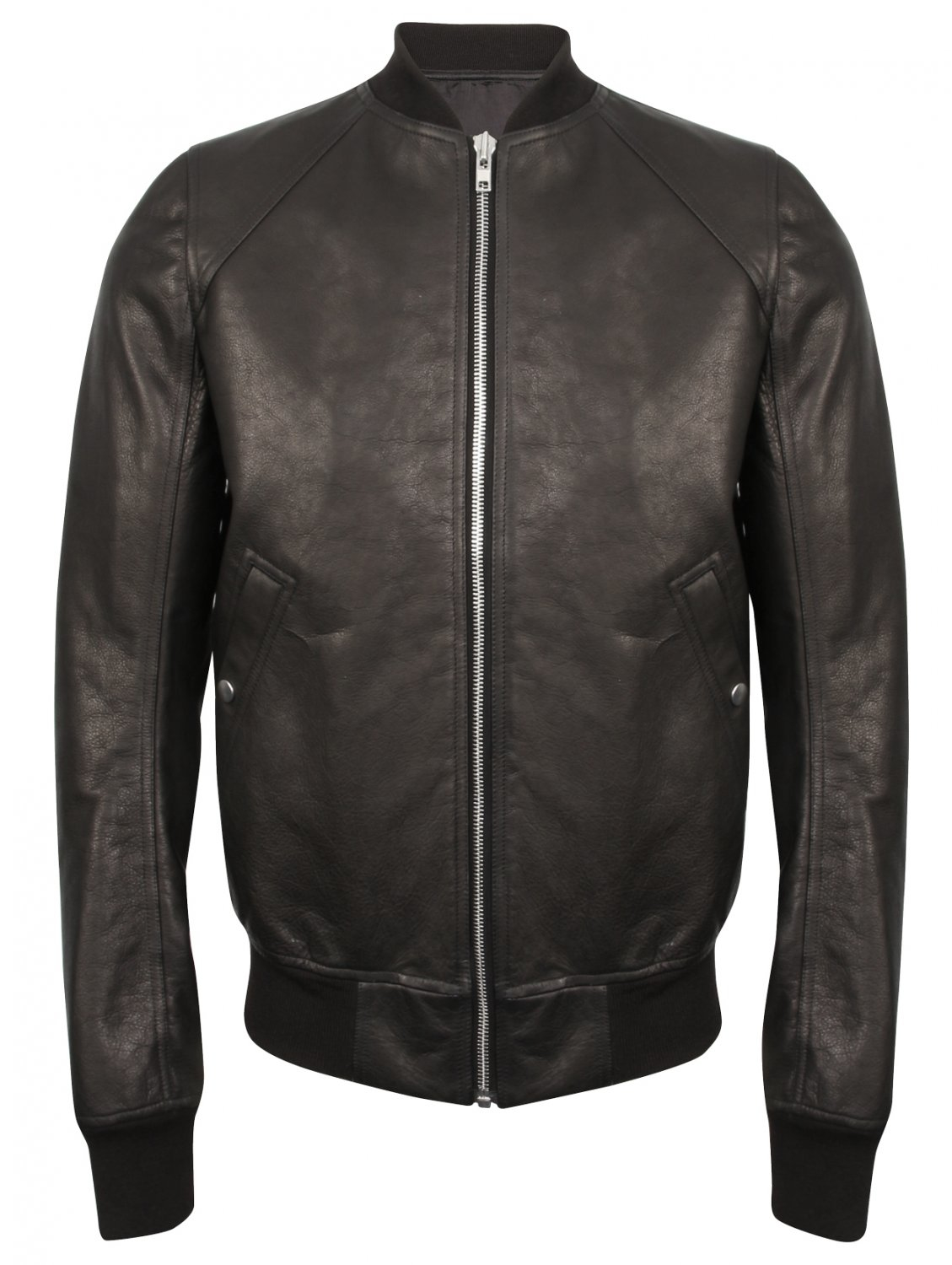 Rick Owens Cyclops Leather Bomber Jacket in Black for Men - Lyst