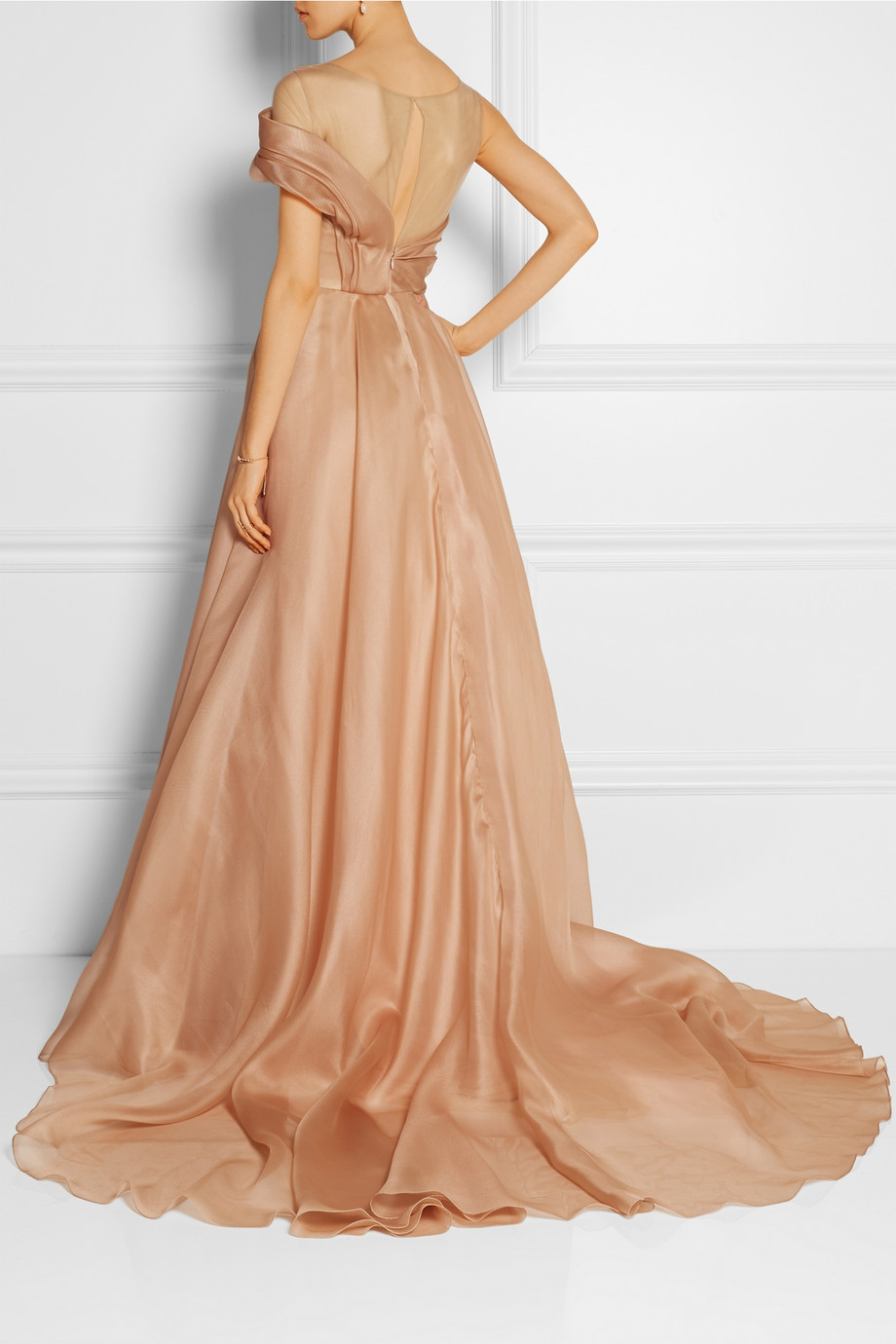 marchesa organza gown