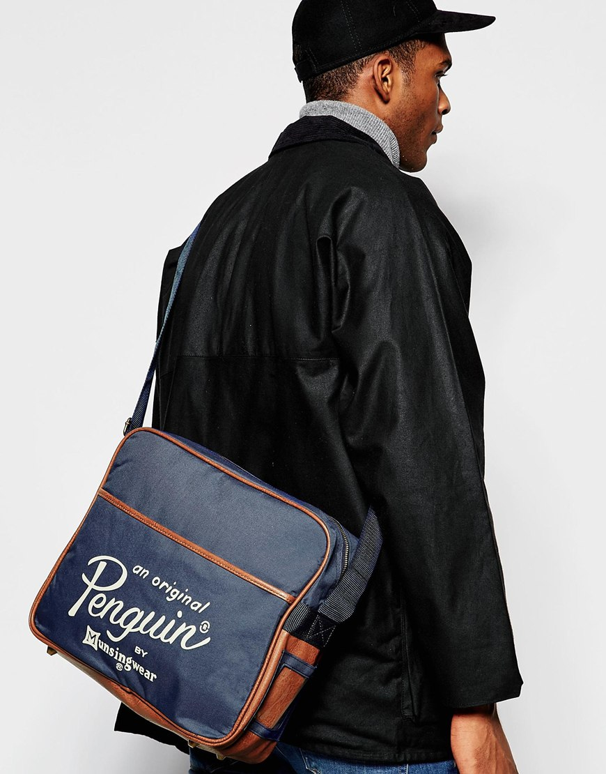 original penguin messenger bag