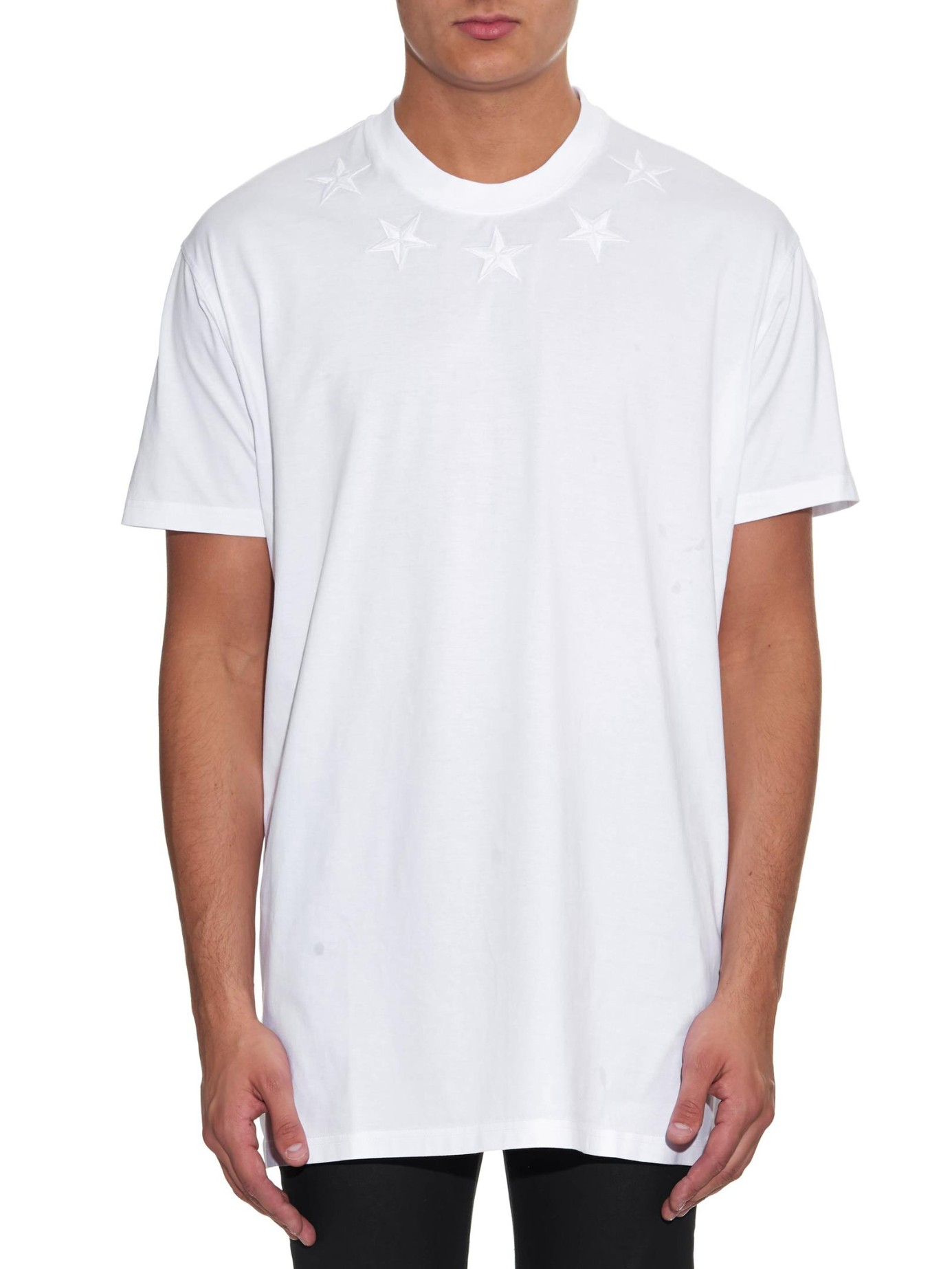 givenchy white star t shirt