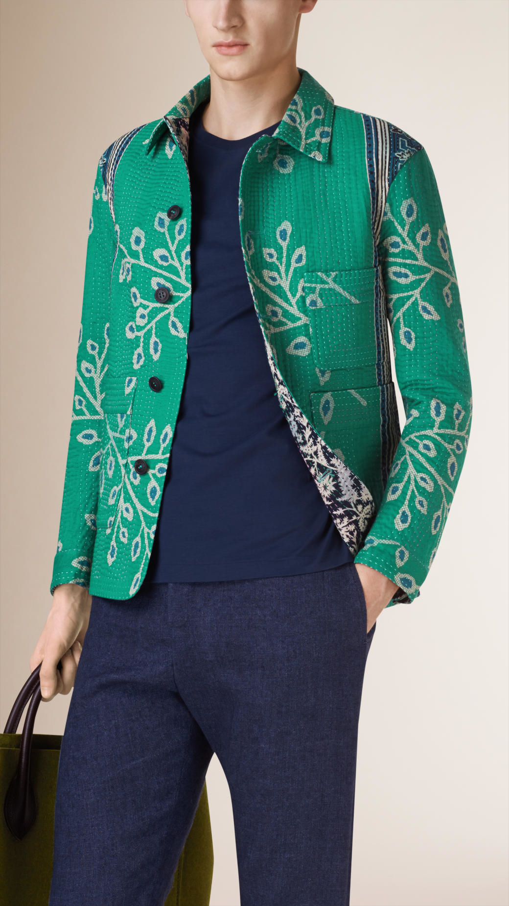 burberry floral jacket