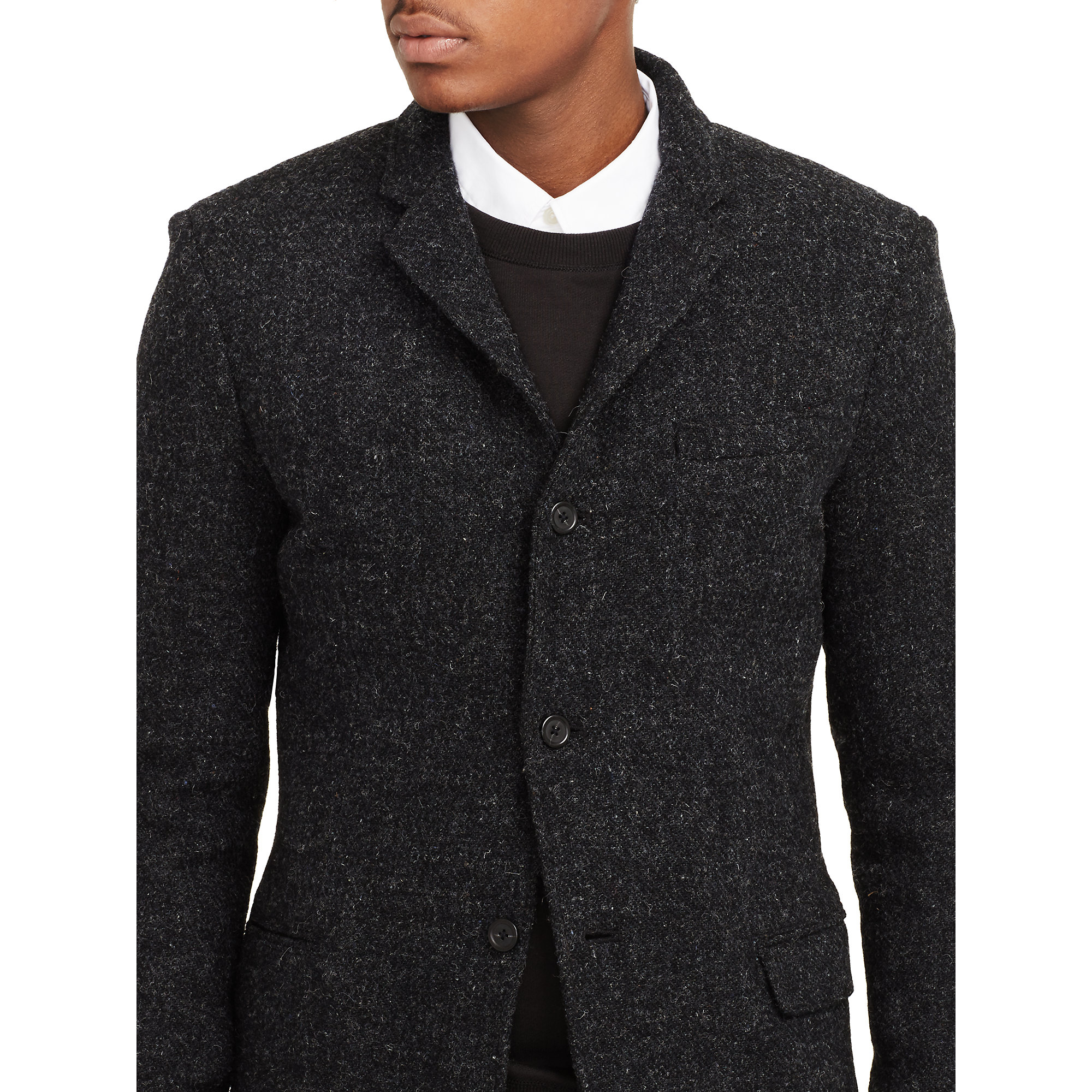 ralph lauren tweed blazer mens