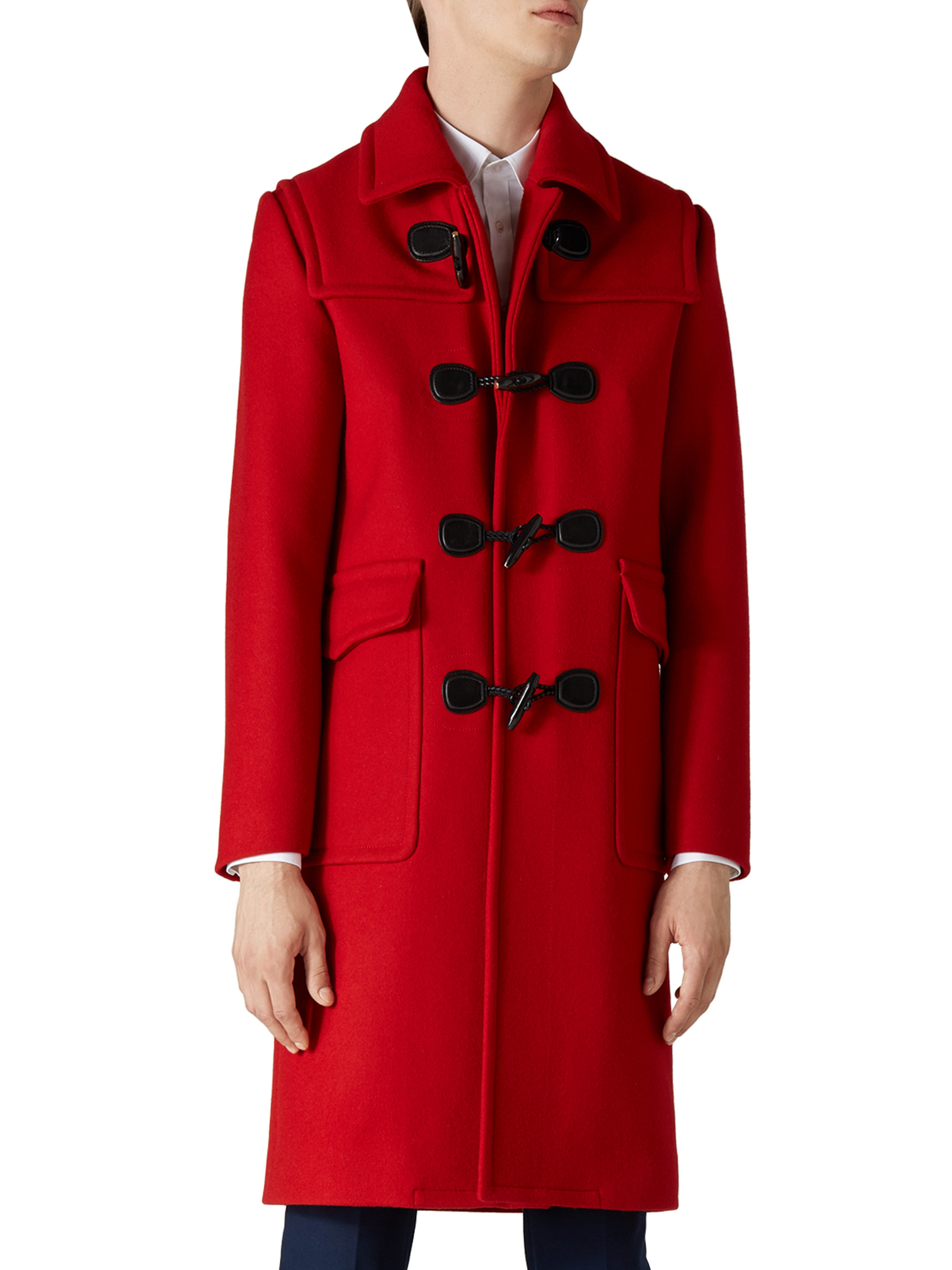 gucci coat red