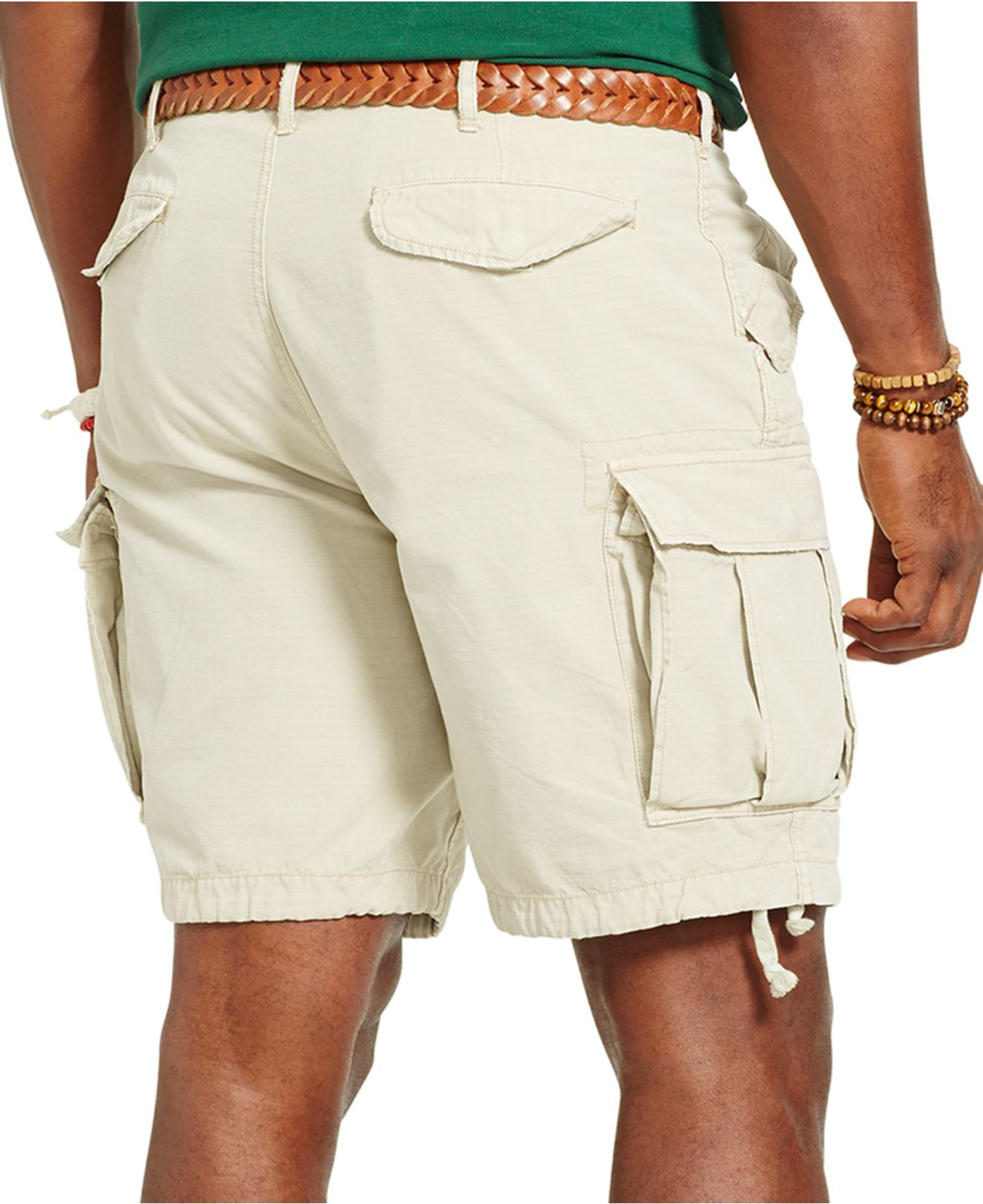 Polo Ralph Lauren Big And Tall Classic-fit Ripstop Cargo Short in Khaki ...