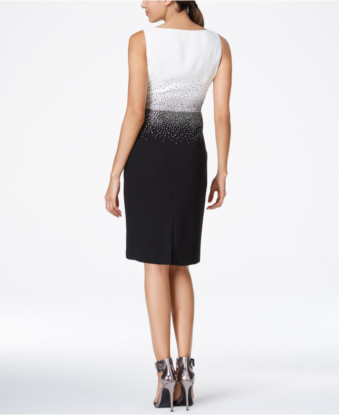 Calvin Klein Lace Trim Sheath Dress, Dresses