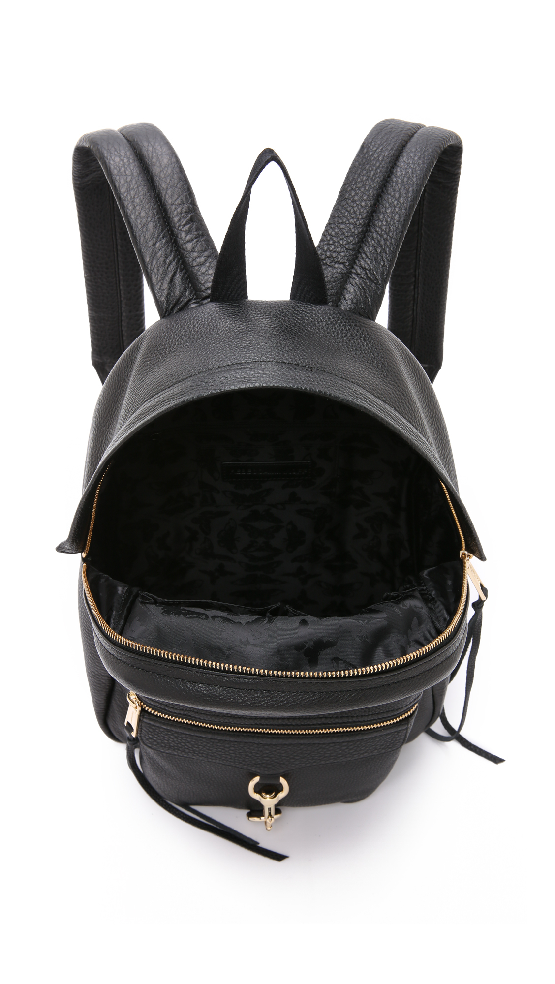 Rebecca Minkoff Mini Mab Leather Backpack in Black! Stylish Black Backpack Rebecca Minkoff | Bags | Rebecca Minkoff Net Mini Mab Black  main image 2