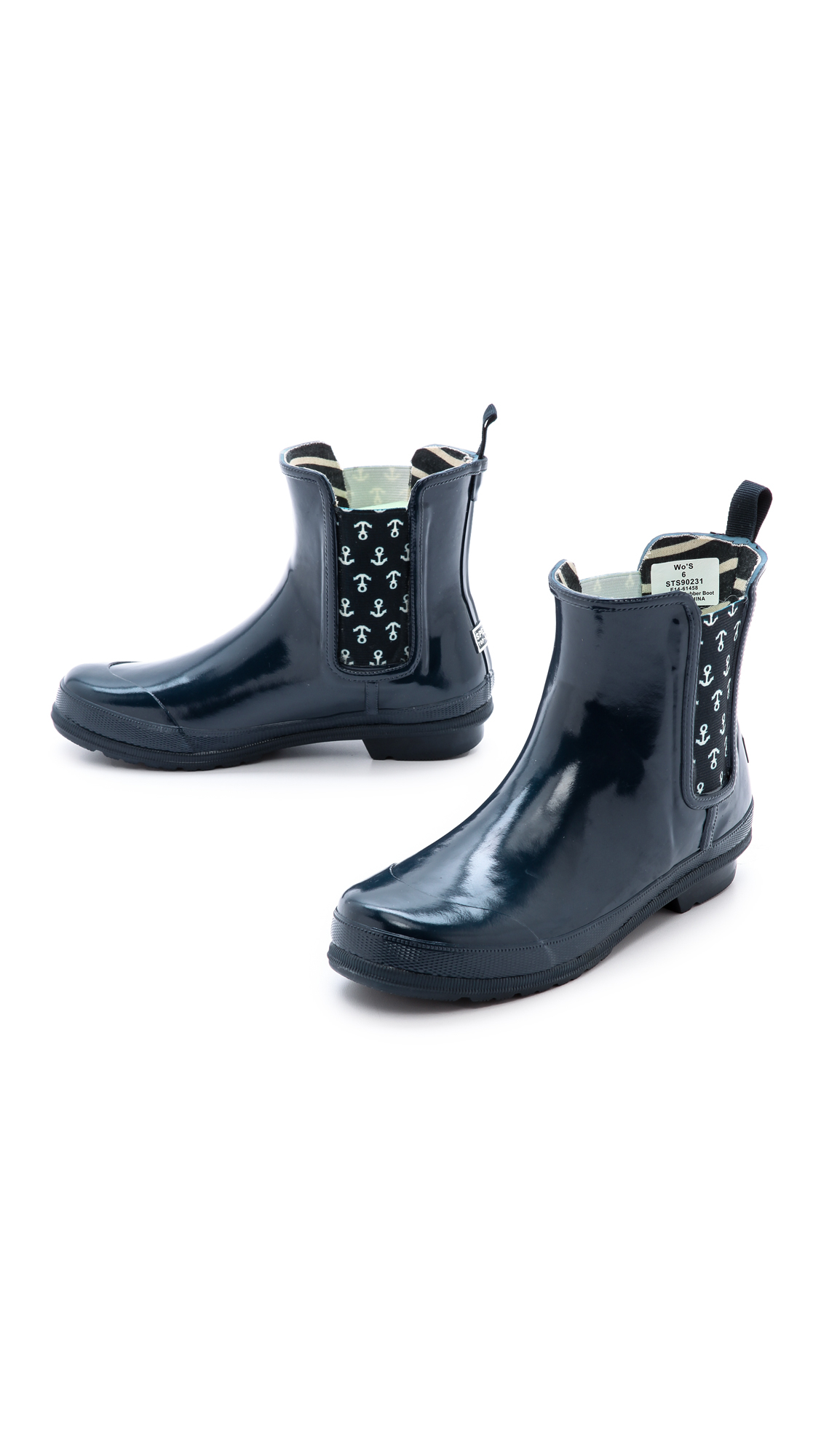 Sperry Top-Sider Starling Chelsea Rain Booties - Navy in Blue - Lyst