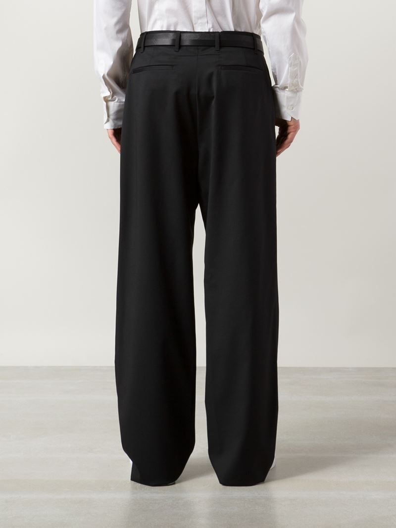 Givenchy Wool Wide Leg Trousers in 