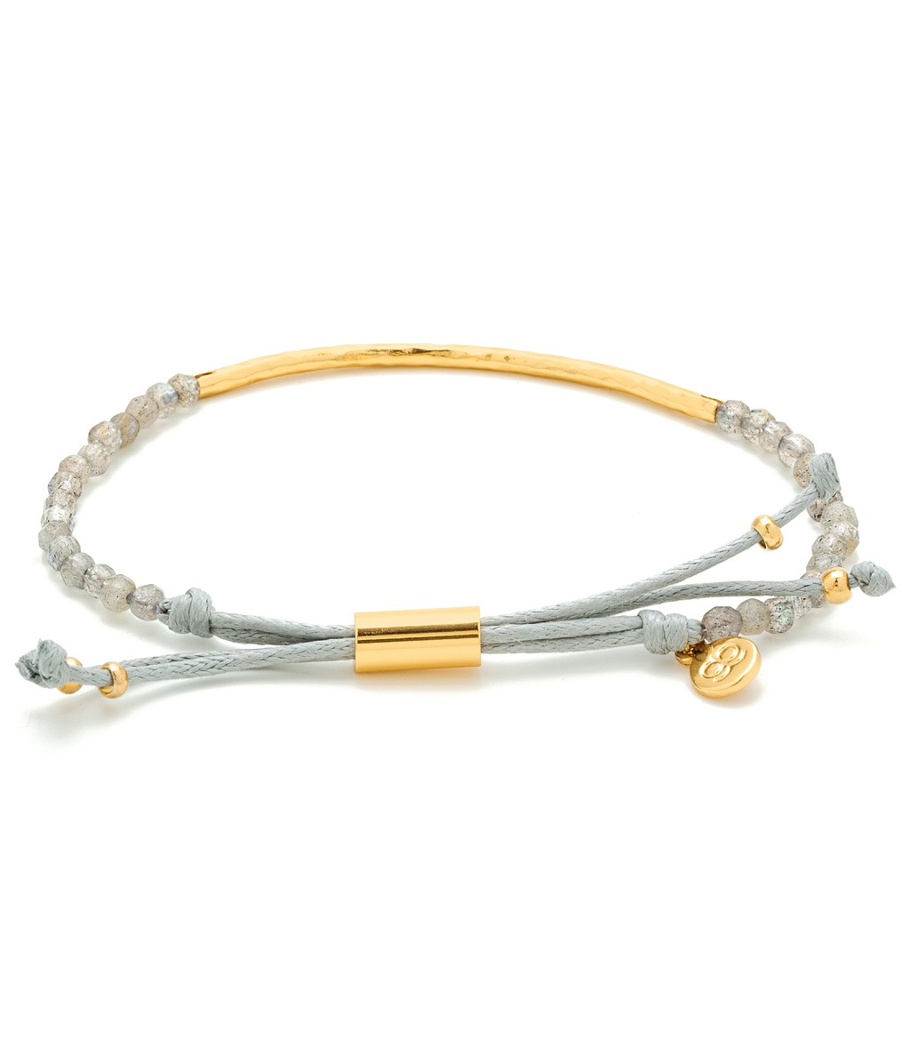 Gorjana & Griffin Power Gemstone Bracelet in Gray (Labradorite) Lyst