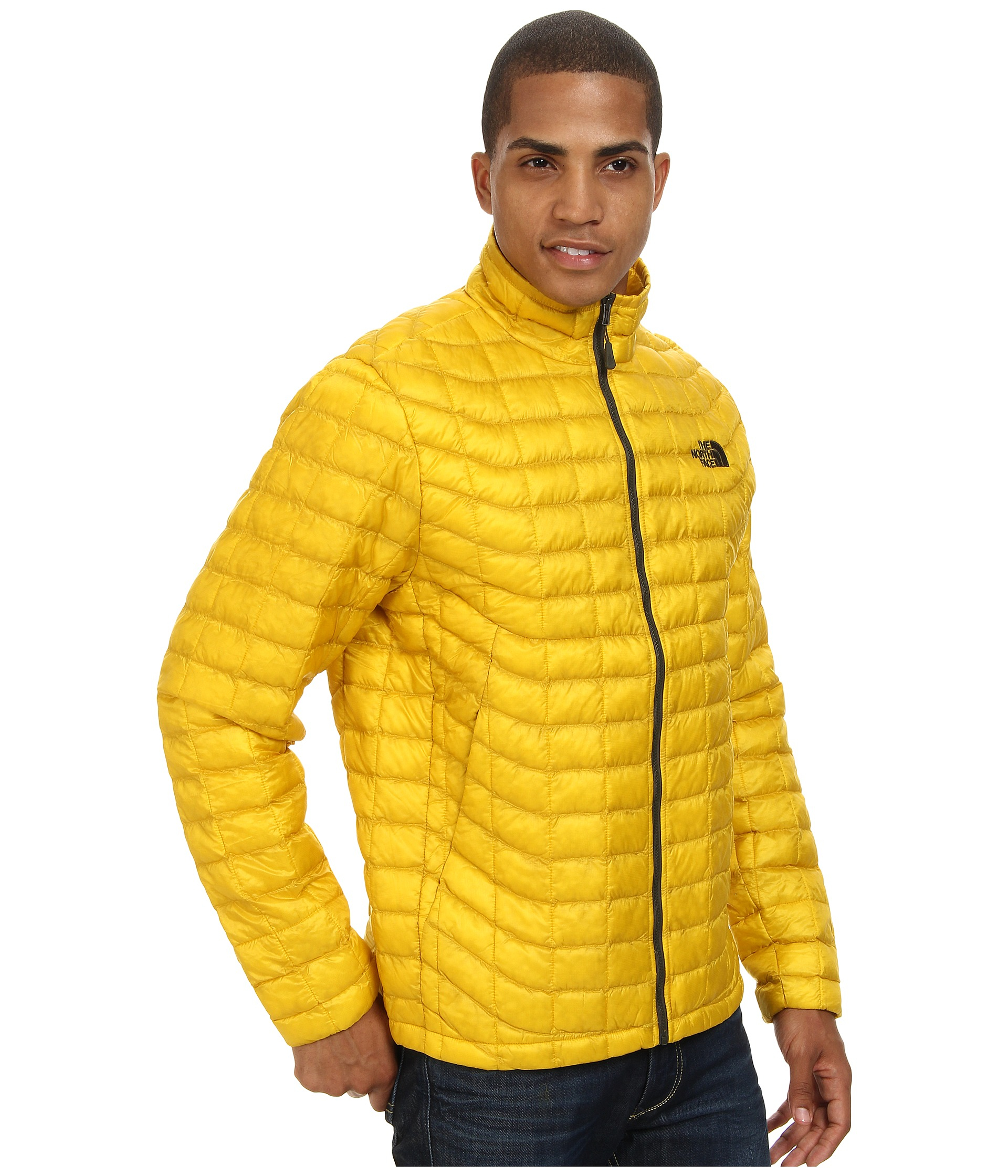 The north face Thermoball™ Full-Zip Jacket in Yellow for Men | Lyst