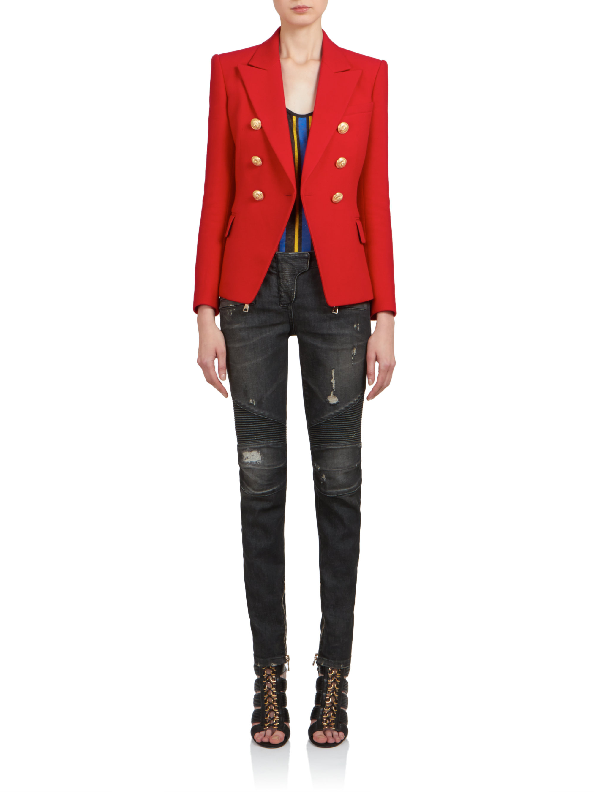 red blazer female