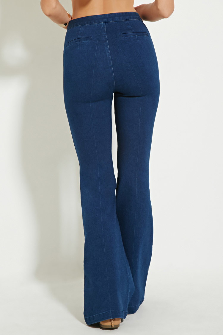 high waisted flare jeans forever 21