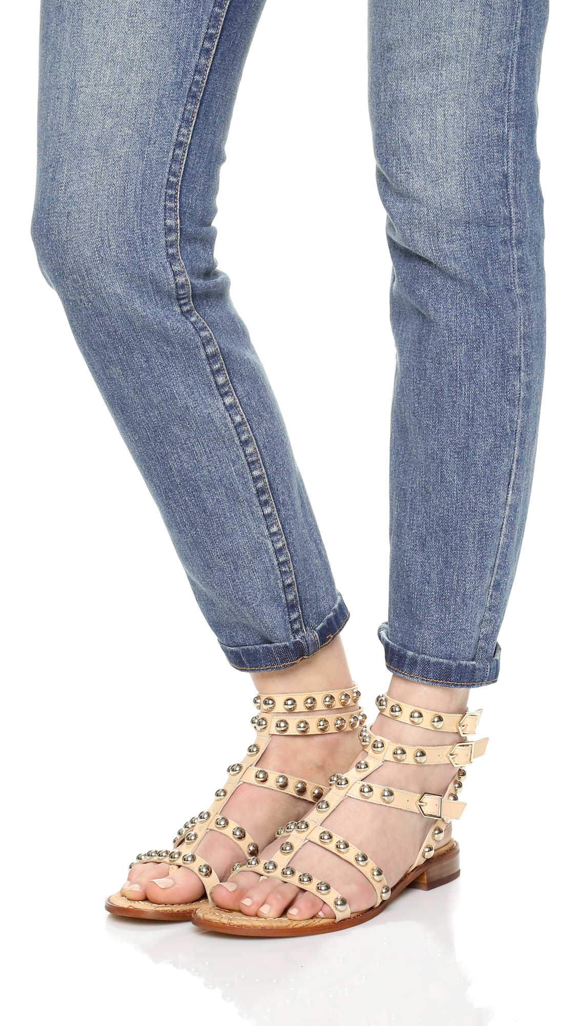 sam edelman women's eavan studded gladiator sandals
