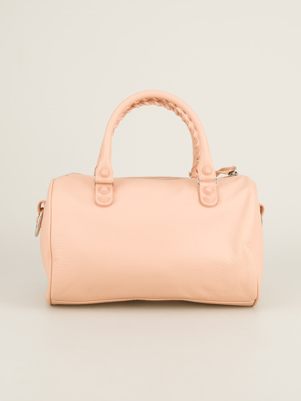 BALENCIAGA Twiggy Leather Satchel Shoulder Handbag Pink - 20% OFF