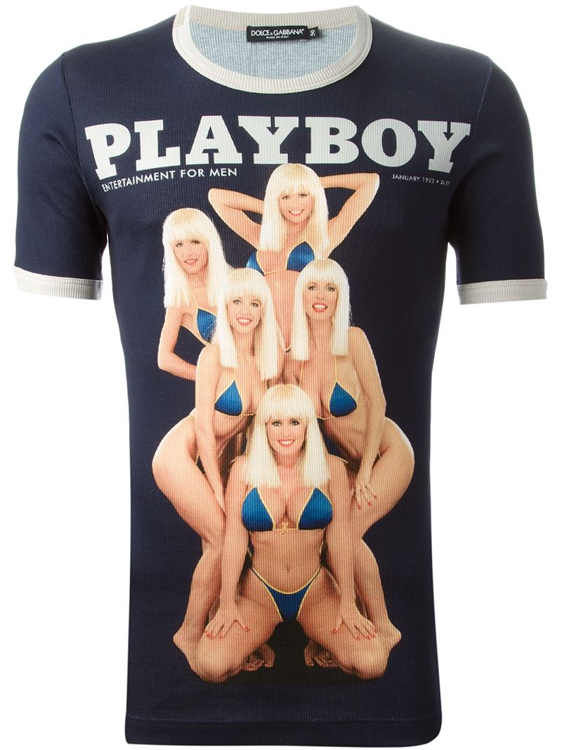 dolce gabbana playboy shirt