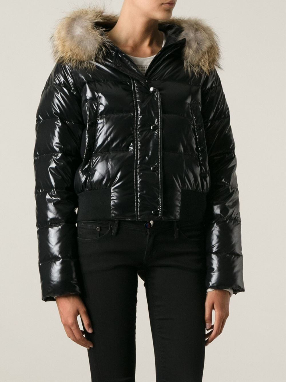 moncler alpine black jacket women
