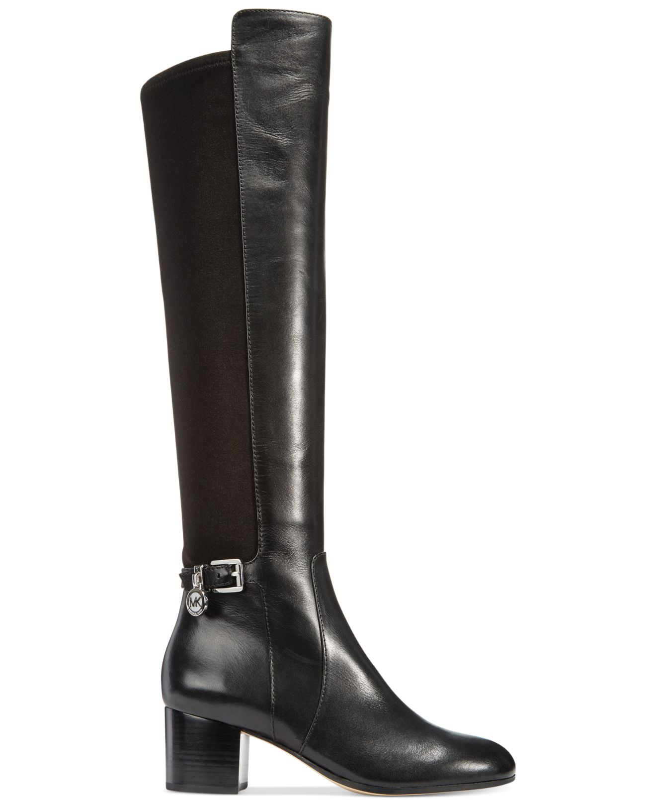 michael kors tall leather boots