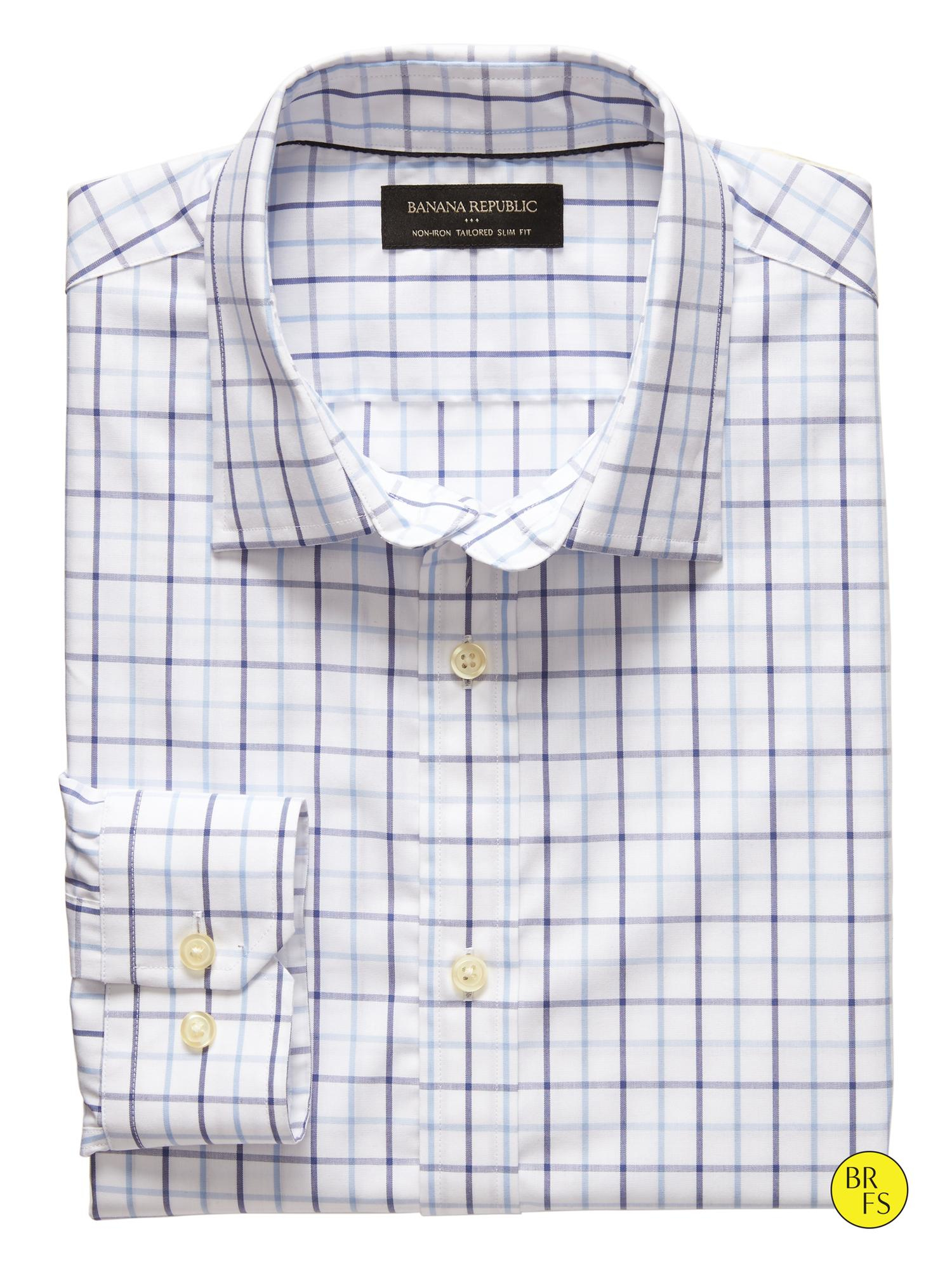 banana republic tailored slim fit shirt 