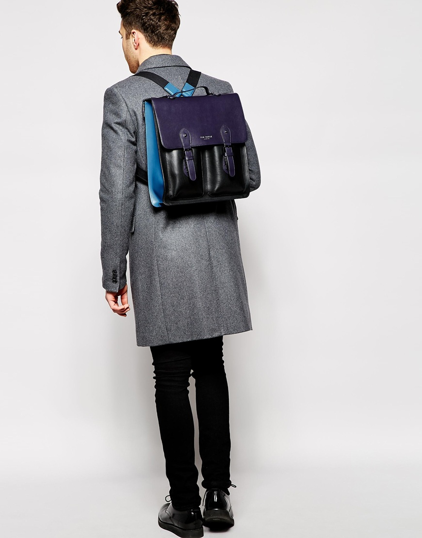 ted baker standing webbing backpack