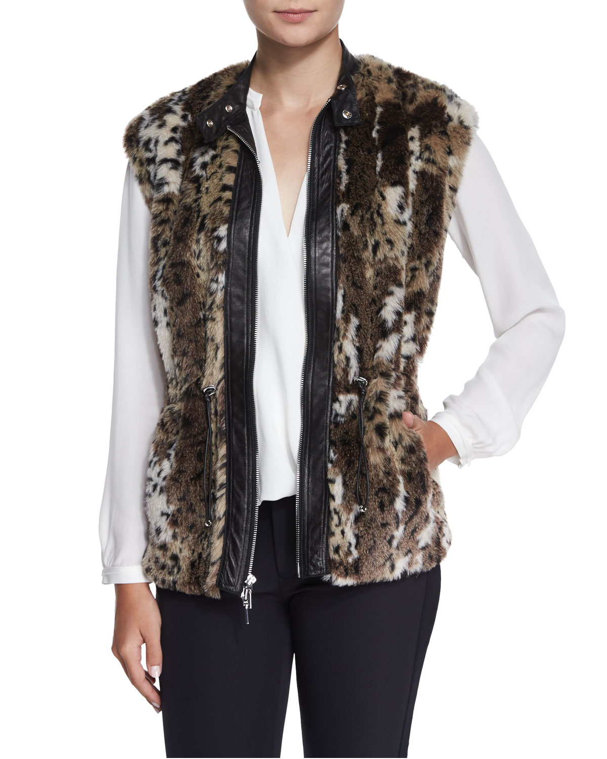 leopard print vest top uk