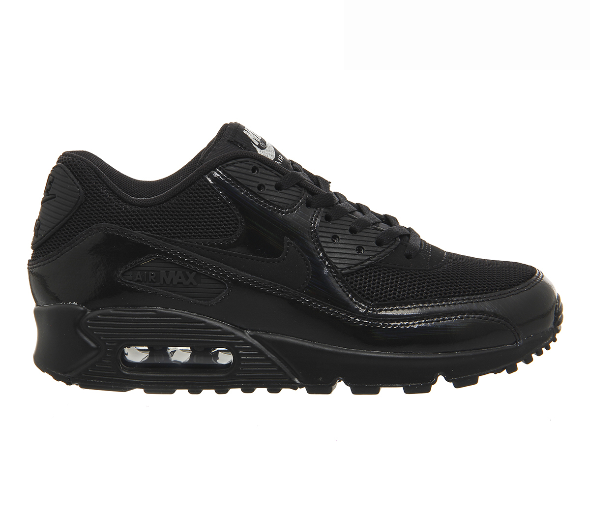 Nike Air Max 90 Low-Top Sneakers in Black | Lyst