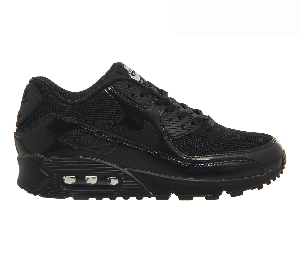 all black low top nikes