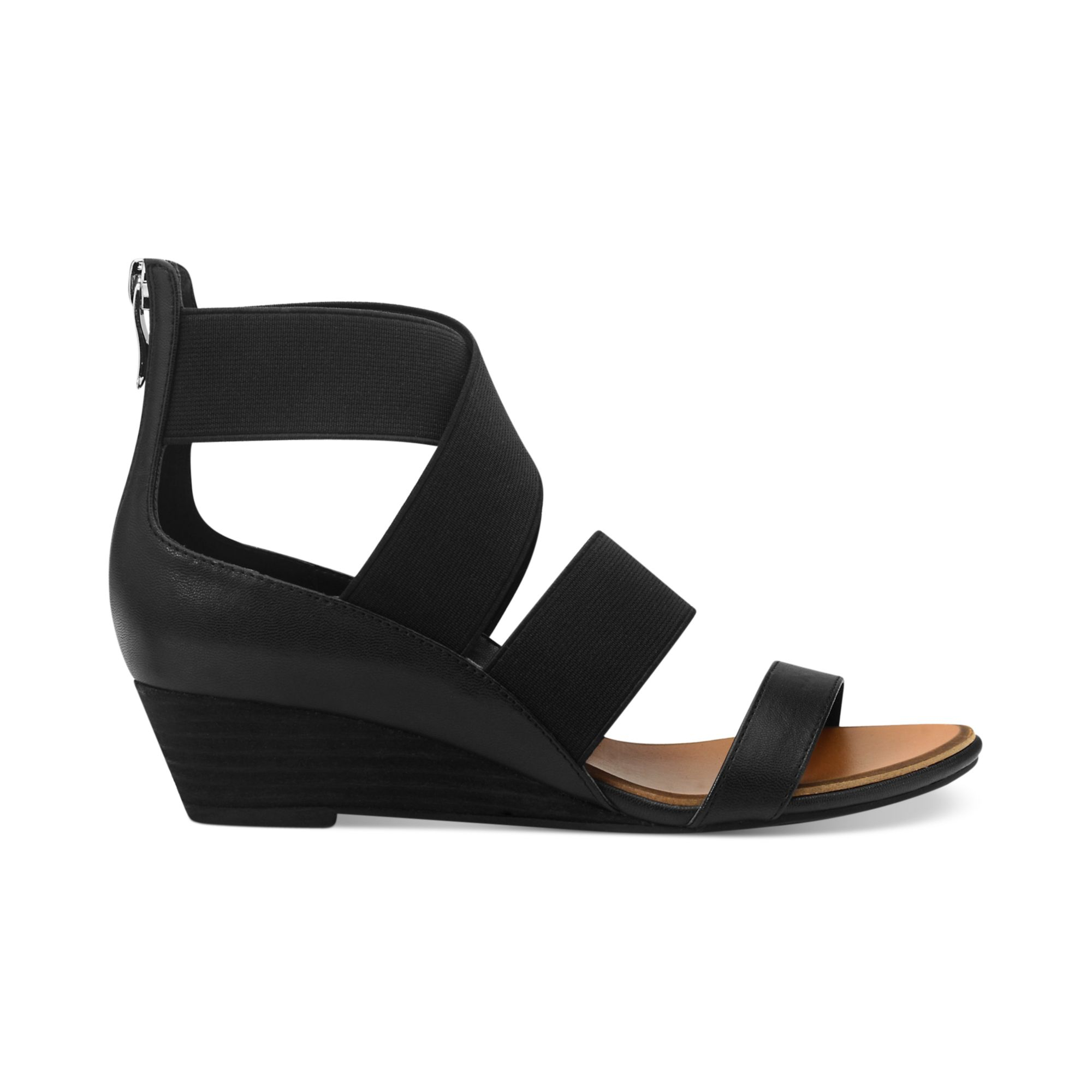 black wedge sandals low heel