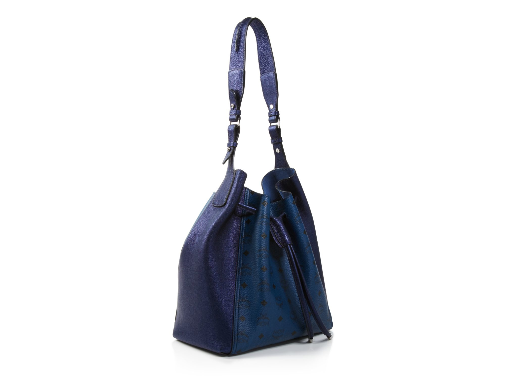 Lyst Mcm Bloomingdale S Exclusive Medium Visetos Drawstring Gallery