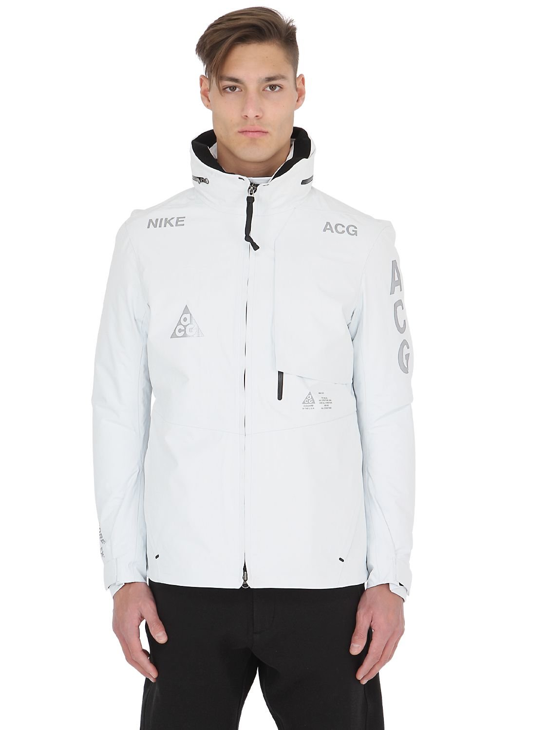 Hertog Beweren Warmte Nike Acg Gore-tex 2 In 1 System Shell Jacket in White for Men | Lyst