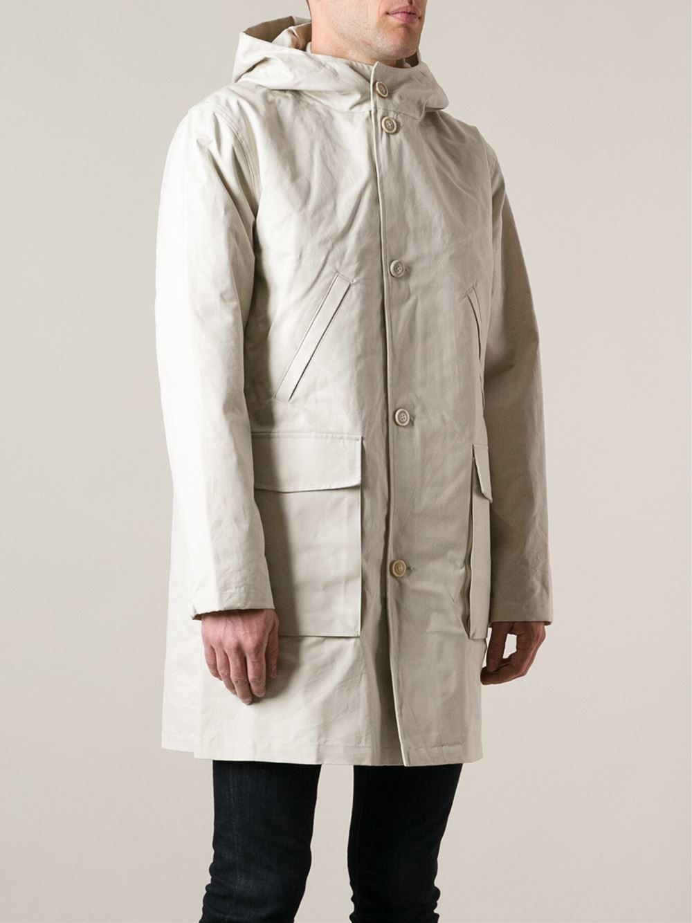 Our Legacy 'Shield' Parka in Natural for Men - Lyst