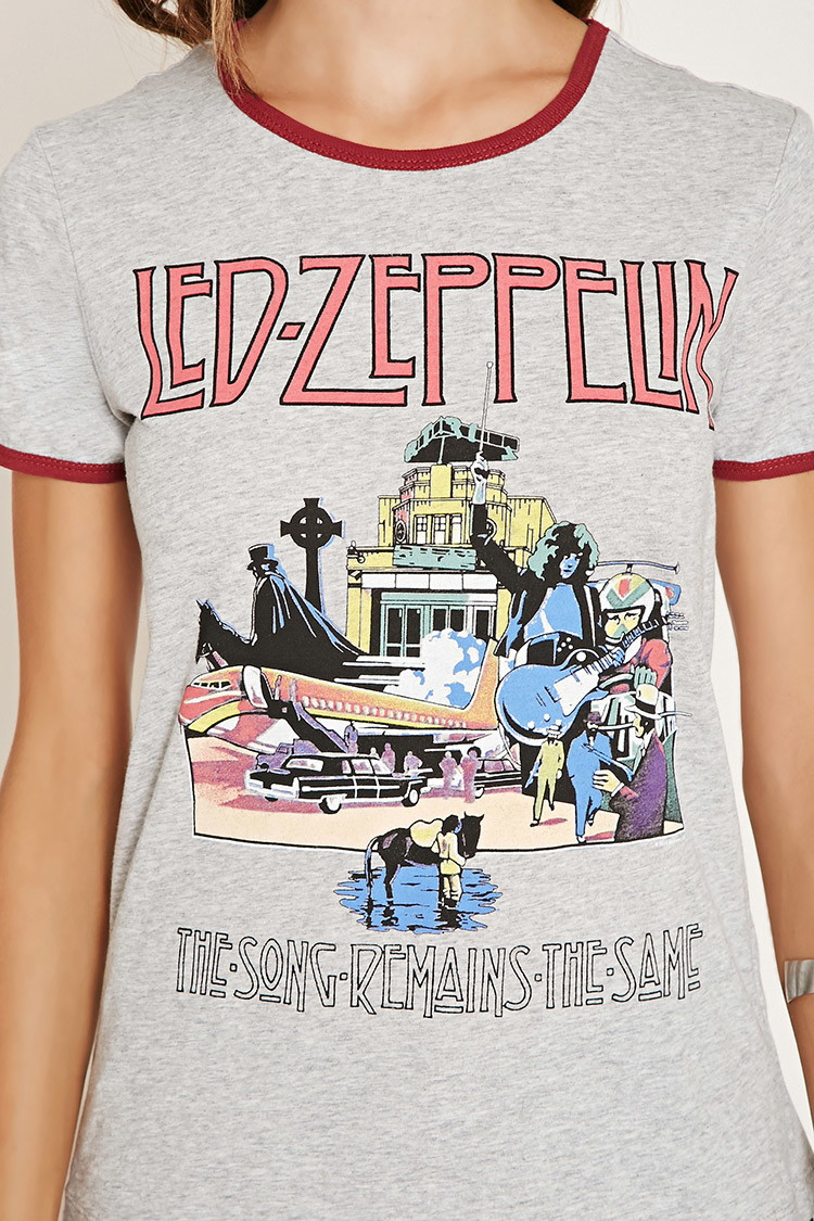 led zeppelin crop top forever 21