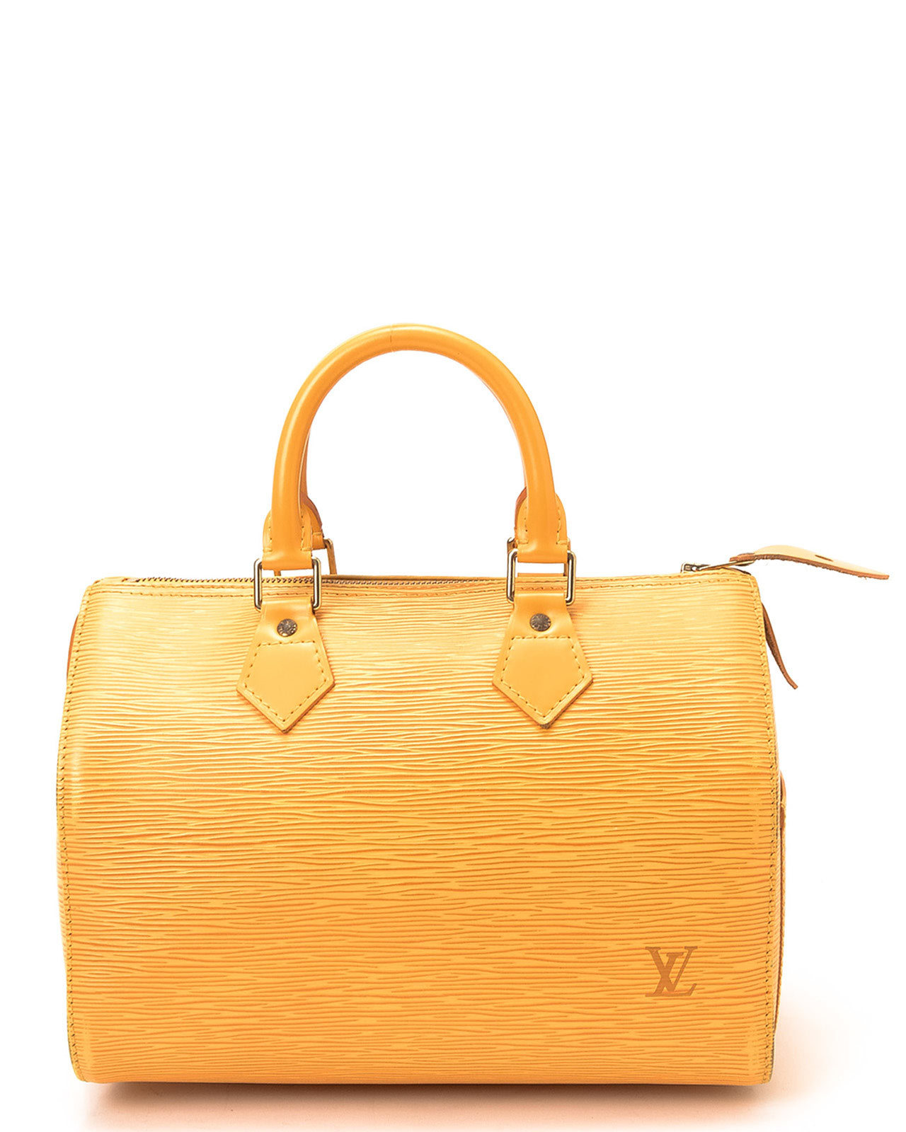 Louis Vuitton Yellow Speedy 25 Handbag in Yellow | Lyst