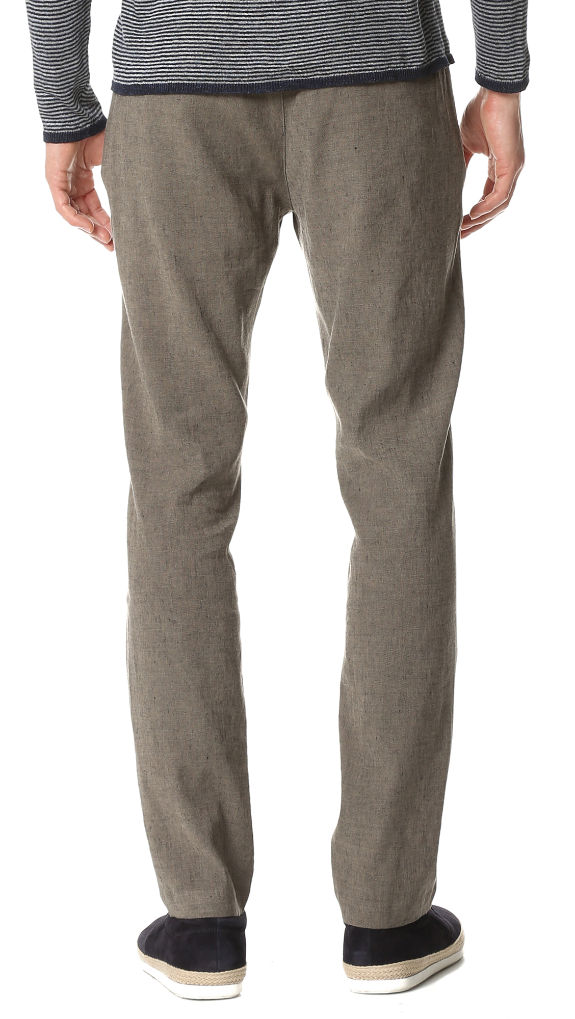 Lyst Woolrich Linen Pants in Gray for Men