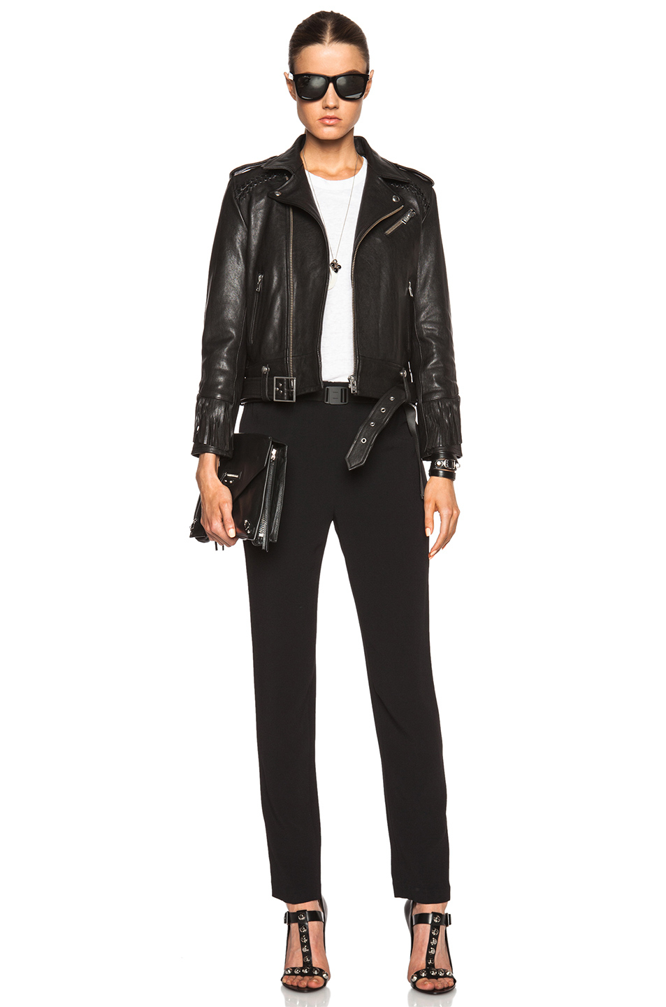 iro fringe leather jacket