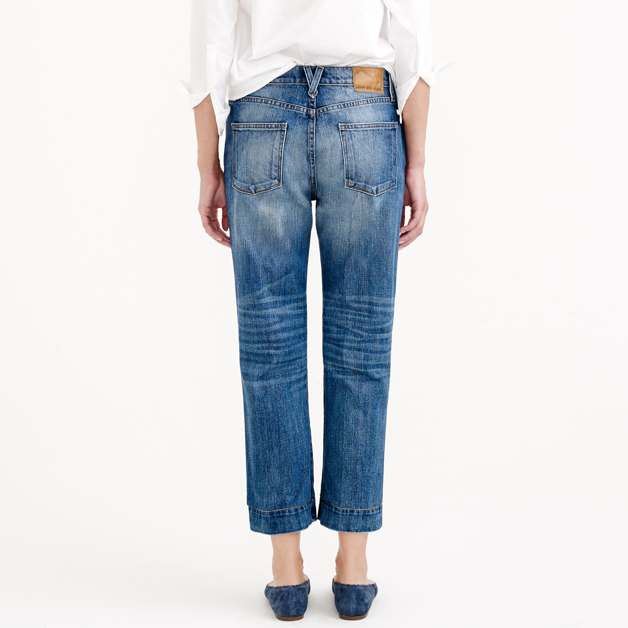 J.Crew Point Sur Wide-leg Cropped Jean 