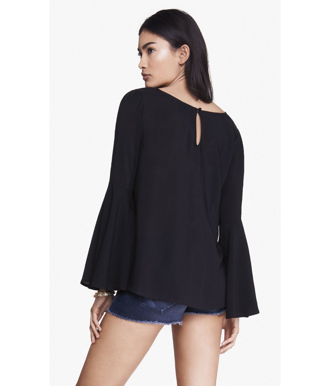 express bell sleeve top