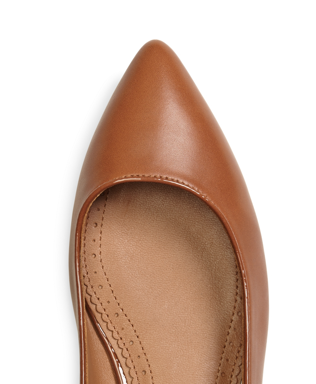 brown flats with ankle strap