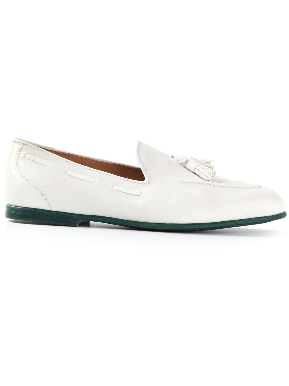 ferragamo white flats