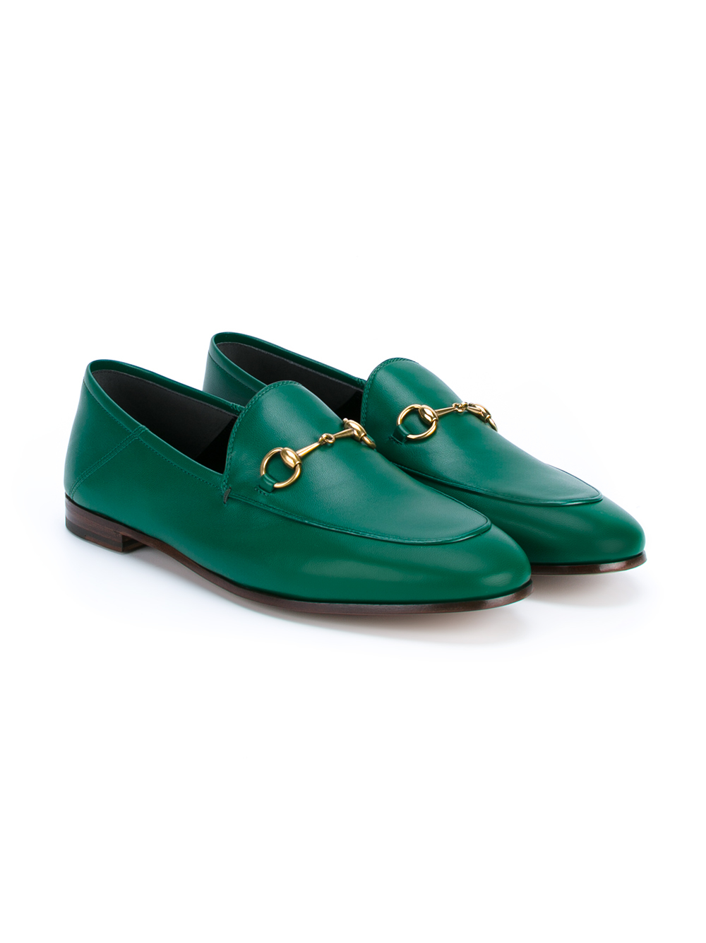 Gucci Jordaan Loafers in Green | Lyst