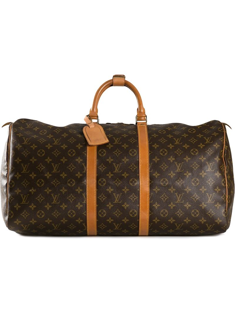 Louis Vuitton &#39;keepall 55&#39; Travel Bag in Brown - Lyst