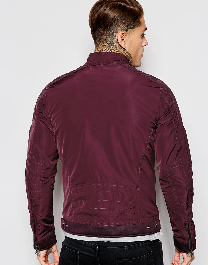 burgundy lightweight jacket