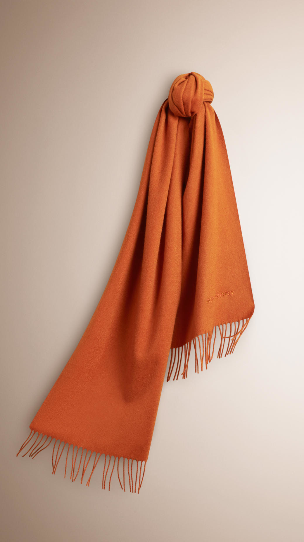 burberry scarf orange
