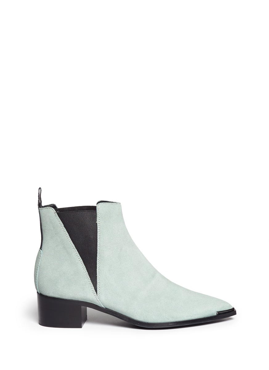acne studios jensen grain chelsea booties