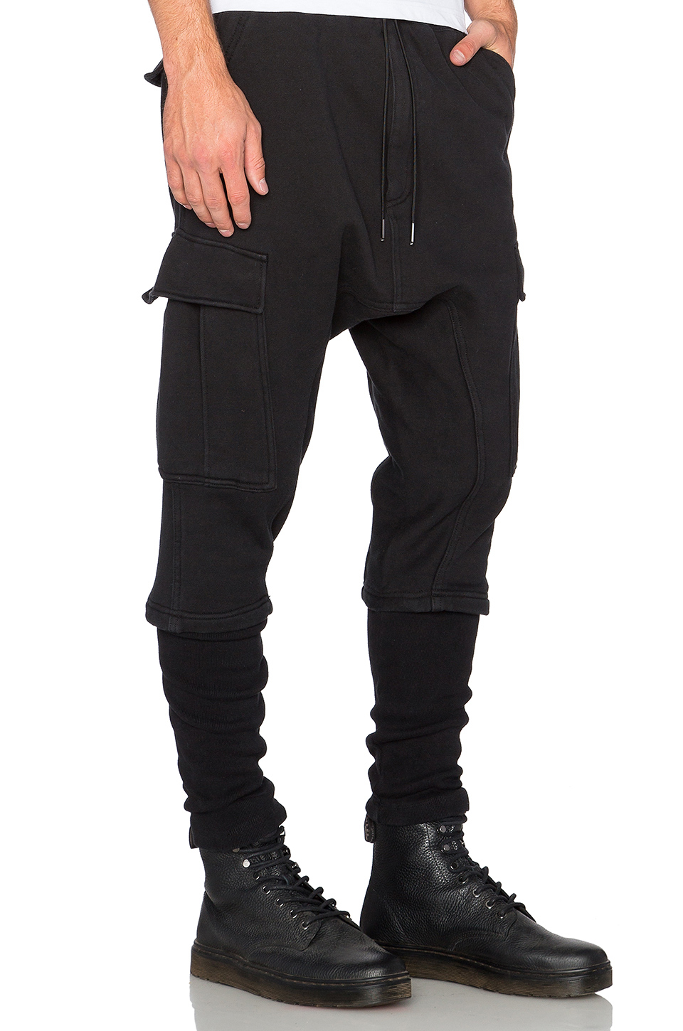 ribbed cargo pants